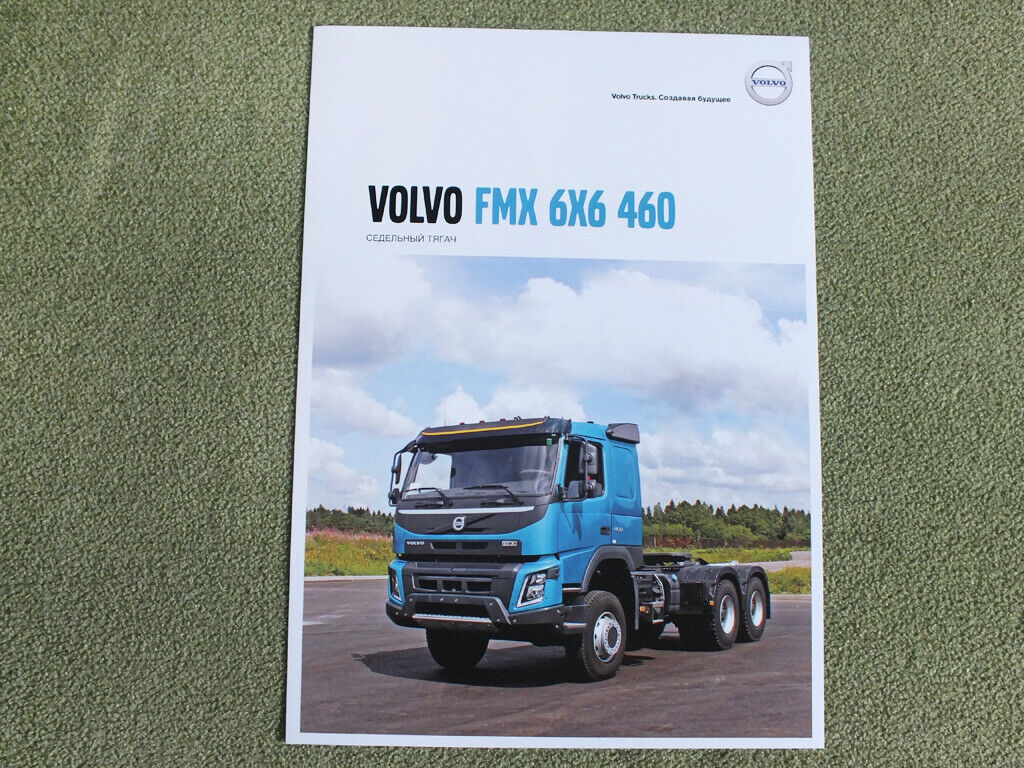 VOLVO FMX 460 Tractor Truck (6x6) Brochure Prospekt 2019