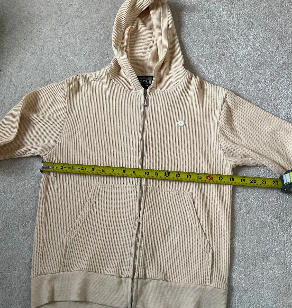 OFF WHITE FELPA CON CAPPUCCIO SOUTHPOLE Cernierata FELPA Cappotto GIACCA M 12 14 Ragazzi #D1