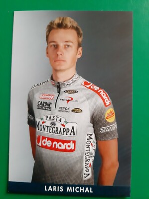 CYCLING cycling card MICHEL LARIS team DE NARDI PASTA MONTEGRAPPA 2001