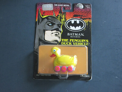 ERTL- BATMAN RETURN 1991-THE PENGUIN'S DIE CAST METAL DUCK VEHICLE, NIP