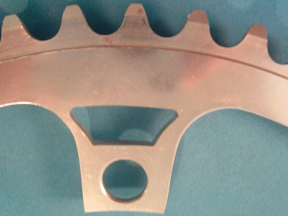 Plato de carretera Campagnolo Nuovo to Super Record 53Tx144BCD NUEVO/NOS -5 a 9 velocidades- Foto 3 de 4