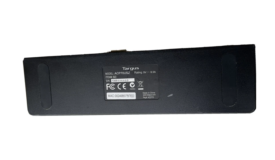 Targus SuperSpeed Dual Video Docking Station ACP70USZ - Image 4 of 4