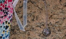 NWOT Brighton HALO SPHERE Blue Crystal Necklace Earring Set