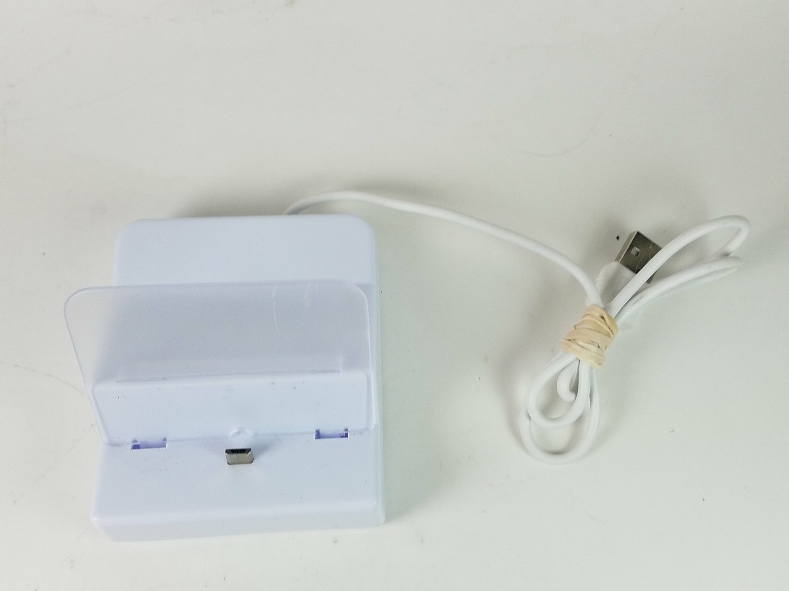 White USB Extension Dock Stand Cradle Cable-image