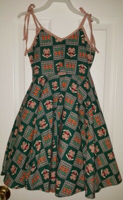 Adorable Little Girl's Sundress Easter Summer Bunnies & Carrots