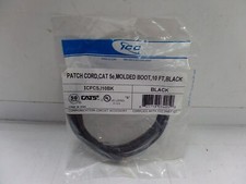 ICC ICPCSJ10BK Patch Cord CAT 5E Molded Boot 10 FT Black