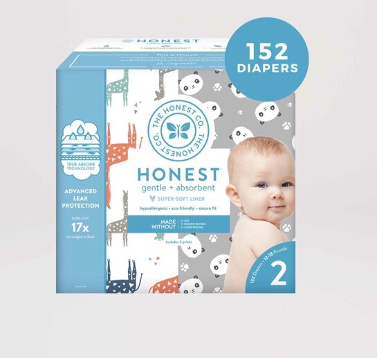 honest diapers size 3