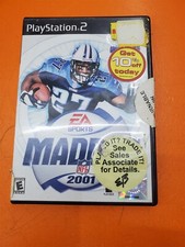 CASE ONLY PS2 EA Sports Madden 2001 Manual