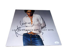 Lenny Kravitz Autographed Signed Album Greatest Hits Album JSA Lp Vinyl Lenny Kravitz Autographed Signed Album Greatest Hits Album JSA Lp Vinyl
