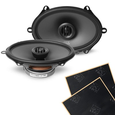 MTX Audio THUNDER68 6x8'' Thunder Series  Coaxial Speakers with Sound Damping