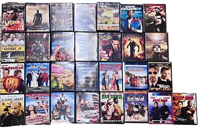 29 DVD Movie Bulk Lot; Blockbusters, Big Hits & Stars, Action Drama Comedy