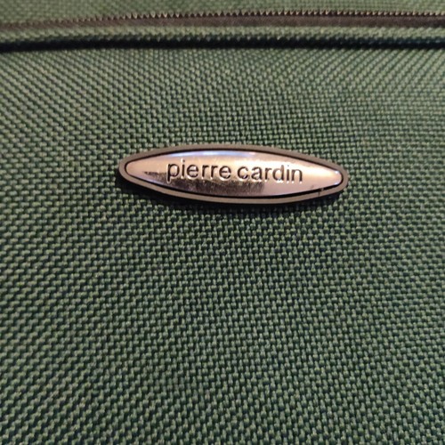 Pierre Cardin Carry-On Tote Bag Kelly Green Nylon - Picture 9 of 15