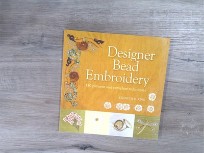 #ad #ad Designer Bead Embroidery Kenneth D. King Craft Book 150 Patterns Techniques $4.00