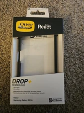 OtterBox React Series Case for Samsung Galaxy A03s – Black Crystal