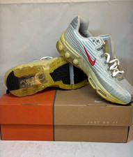 Nike Air Max GS Sneakers White/Red/Silver Unisex Kids Size 6Y 855101-161