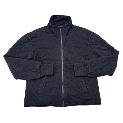 Lululemon Quilted Reversible Jacket Womens Size 10 Black Athleisure Gym Active