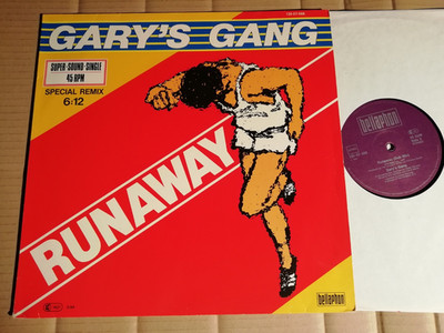 GARY'S GANG - RUNAWAY - 12''-MAXI SINGLE -  GERMANY 1984