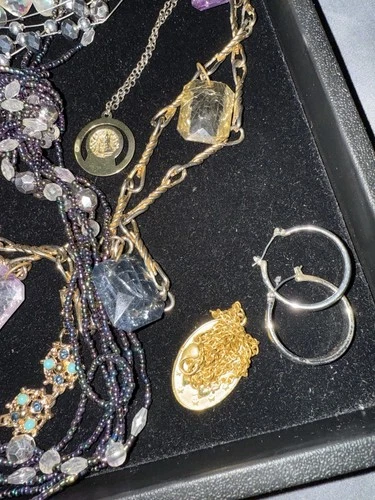 Vintage Chunky Statement Mixed Costume Jewelry Lot From Estate Collection