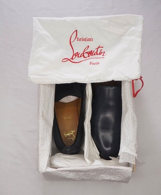 $1,050 CHRISTIAN LOUBOUTIN - Navy Blue Leather *DANDELION  display picture 1