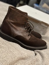 Brunello Cucinelli Boots Stiefel Braun 45 Leder NP 1250€