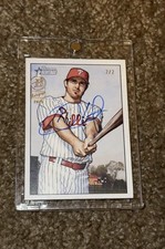 L@@k 2007 /2025 Bowman Heritage Chase Utley buy back auto.#193 auto RARE 1/2 SSP