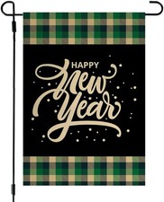 Happy New Year Garden Flag - New Year Garden Flag - Welcome Seasonal Holiday