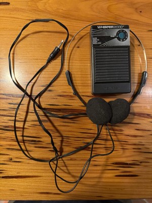 Vintage 1989 Whisper2000 Sound Modulator Hearing Amplification Model WS2000 READ