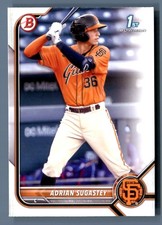 2022 Bowman ADRIAN SUGASTEY PAPER PROSPECT #BP-19 San Francisco Giants