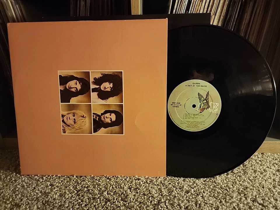 Queen A Day At The Races 1ST 1976 Vinyl 6E-101 OG LP EX Gatefold Hard Prog Rock  Foto 2 de 4