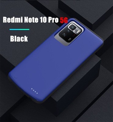 Akku-Ladehüllen für Xiaomi Redmi Note 10 Pro 5G Akkugehäuse Powerbank