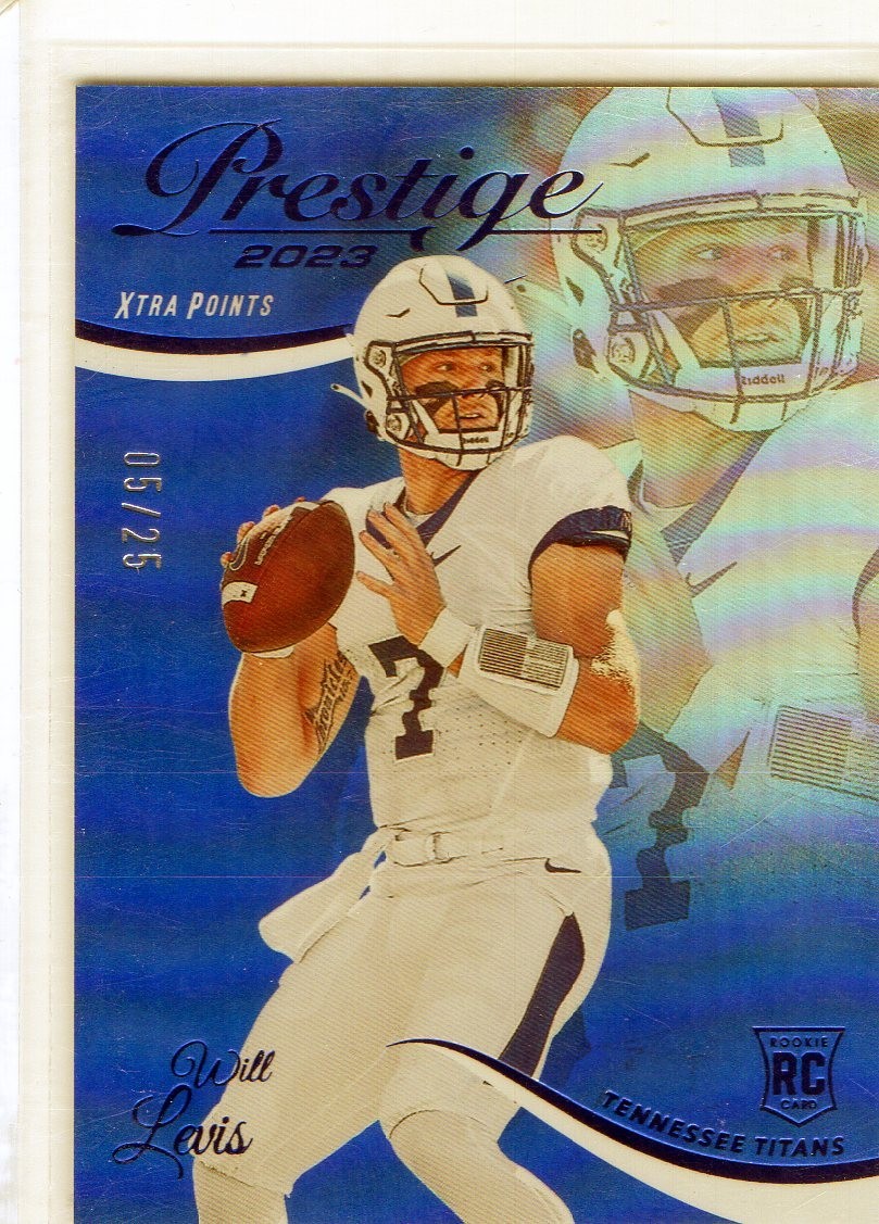 2023 Panini Prestige - SP Rookies Will Levis #400 Xtra Points Blue /25 (RC)