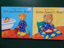 Bilderbuch Guten Appetit, Zeit zum Baden Max von Dagmar Geisler 15 cm x 15 cm