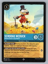 SCROOGE MCDUCK - RICHEST DUCK IN THE WORLD 154/204 SR LORCANA NM 3 TRAN
