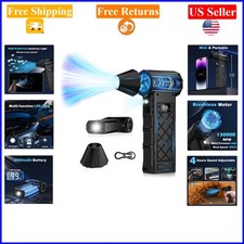 130,000RPM Cordless Electric Air Duster with LED Light  4-Speed Modes