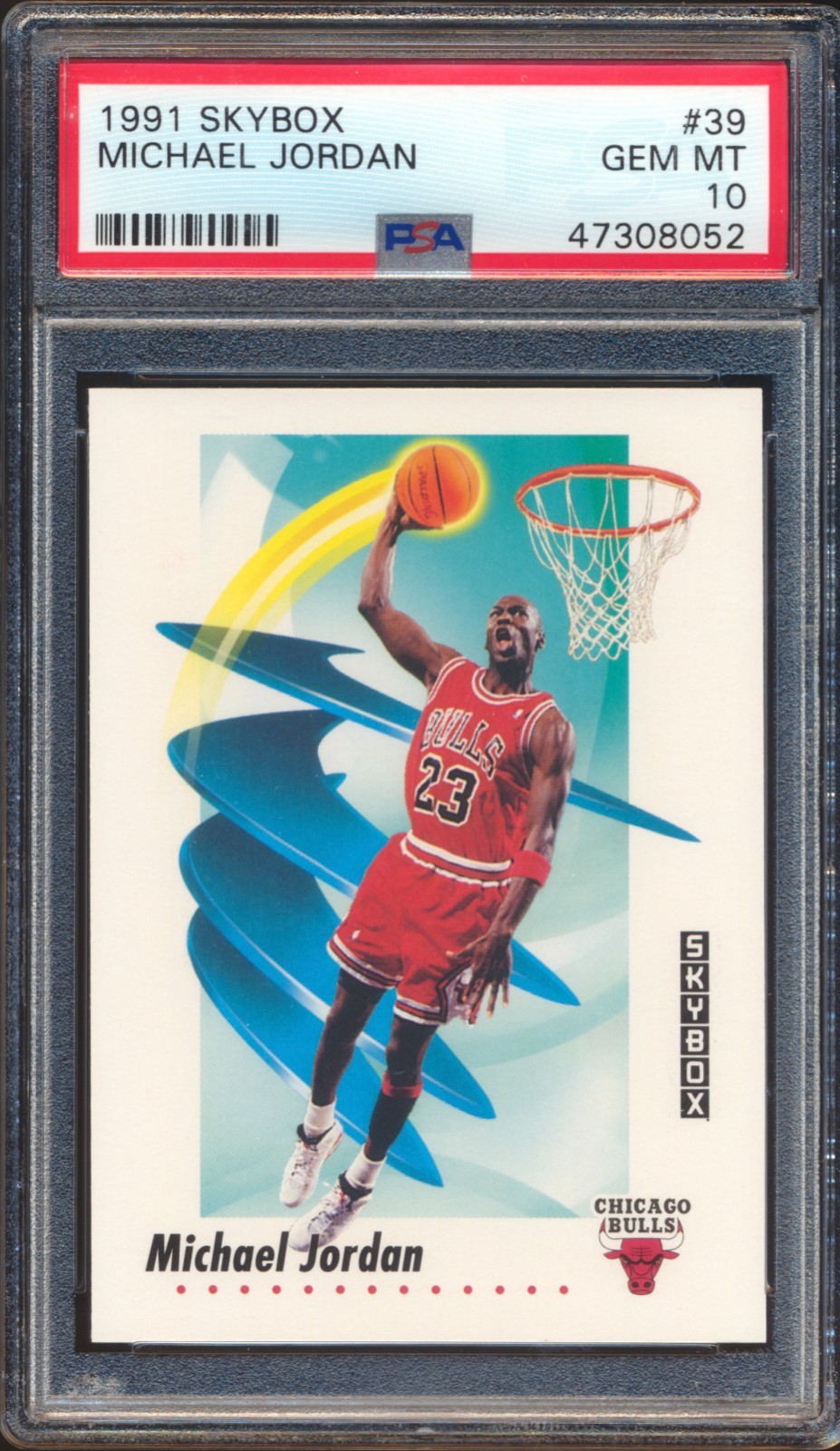 1991 SkyBox #39 Michael Jordan PSA 10 Gem Mint