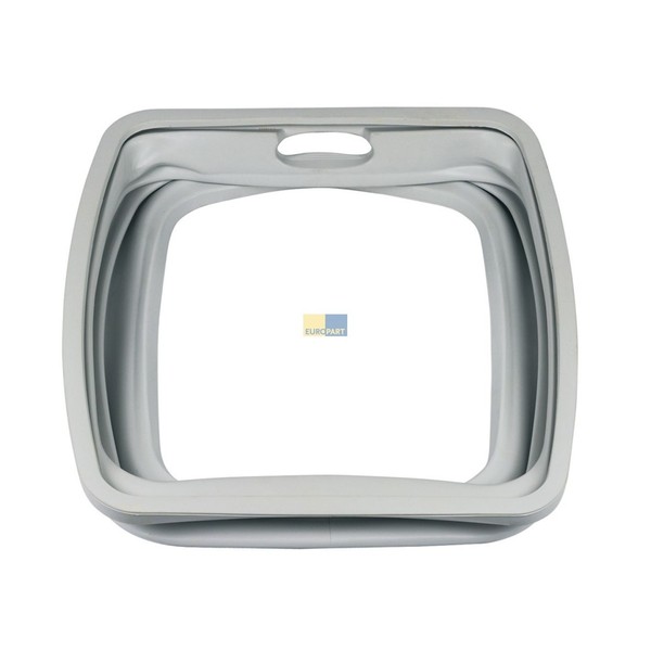 TüRmanschette Whirlpool 481246668596 Viereckig FüR Waschmaschine Toplader-image