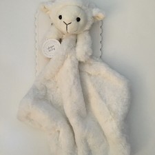 NEW Baby Lovey Lamb Security Blanket Soft Baby Toy 15 x15 Snuggly Lovey