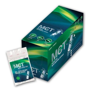 MCT Menthol Capsule Filter Tips CLICK-Filter  mit Mentholkapsel 100er-Packung