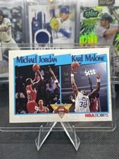 1991-92 Hoops #306 Michael Jordan / Karl Malone LL