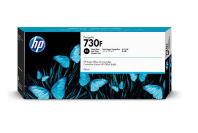 Original HP 730F foto schwarz PK DesignJet T1600 T1700 T2600 MFP DATUM 04/2024