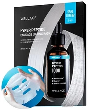 Wellage Hyper Peptide Bandage Lifting Mask PDRN Korean Pore Lifting Set of 5