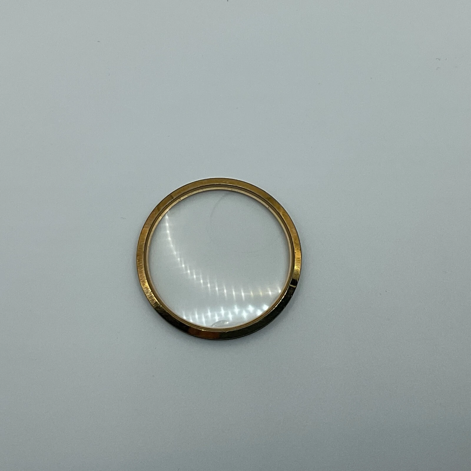 NOS LUNETTE GUCCI 2000M PILE OR AVEC VERRE CRISTAL BOMBÉ