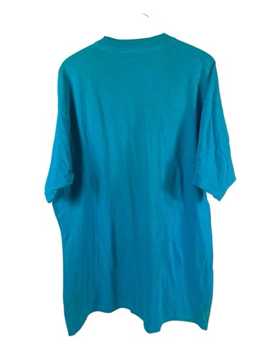Sea World T Shirt Size 2XL XXL Graphic Dolphins 90s Graphic Teal Adult Mens - Imagen 8 de 8