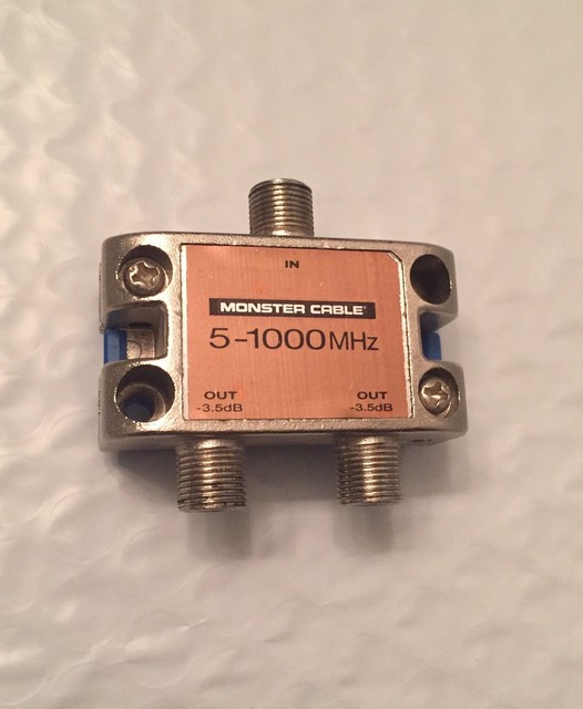 Monster Cable 1GHz Coax Splitter eBay