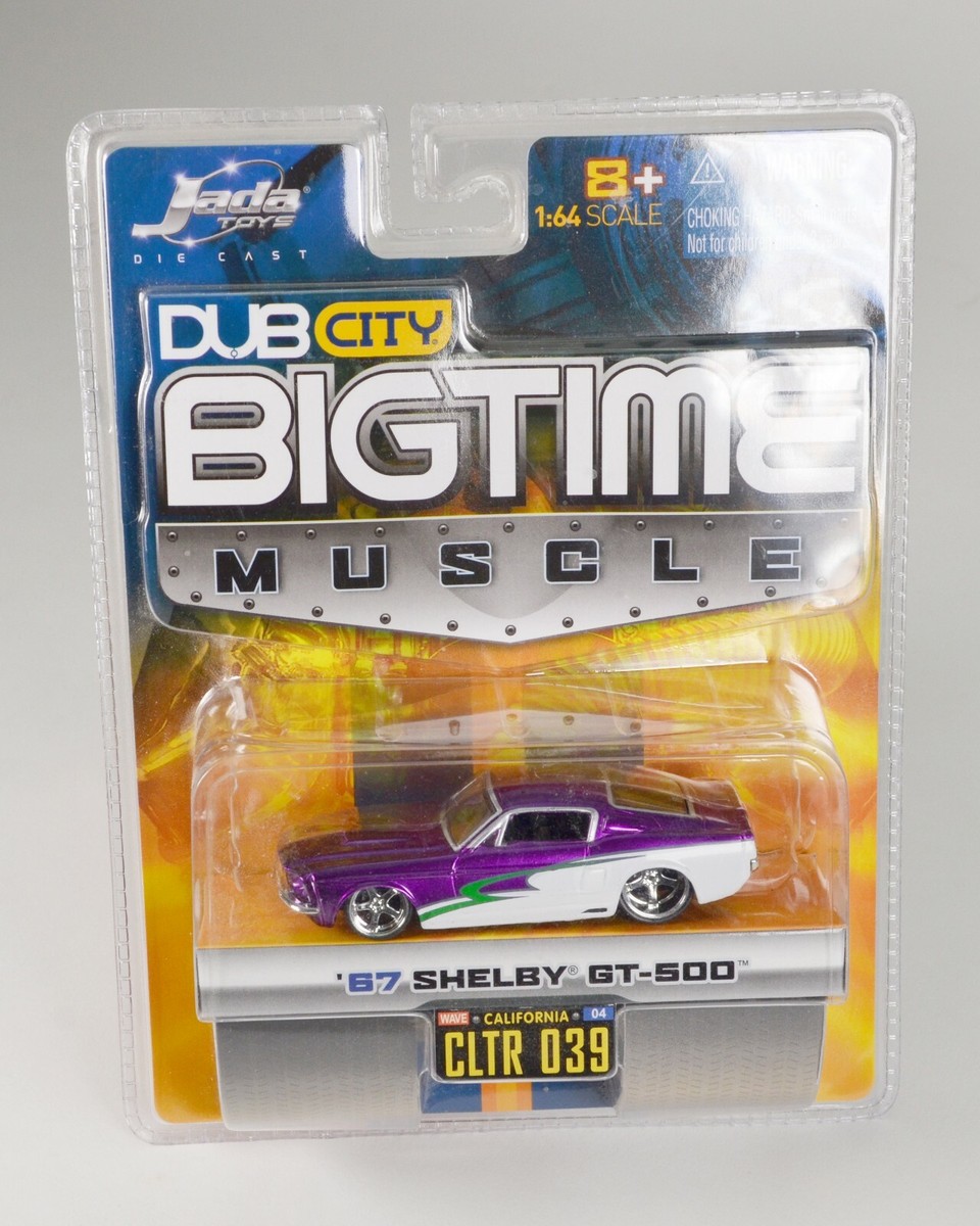 NIB Dub City Bigtime Muscle 1967 Shelby GT-500 Model Car Jada Toys