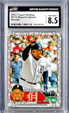 2023 Topps Holiday Miguel Cabrera Metallic CGC 8.5