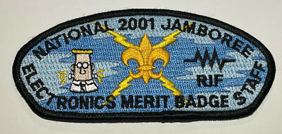 2001 National Jamboree Electronics Merit badge Staff JSP  Boy Scout TK8