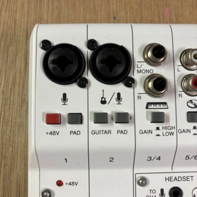 YAMAHA AG06 6-Channel Digital Mixer White Good condition USED form