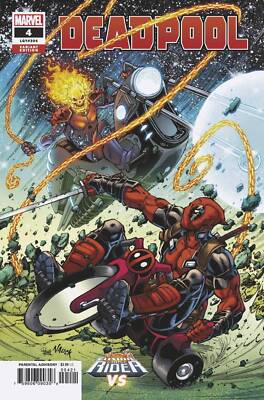 Deadpool #4 Nauck Cosmic Ghost Rider Variant Vol 6 (2018) Marvel Comics
