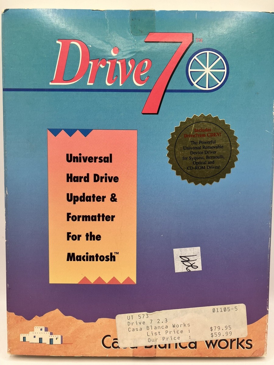 Drive 7 Univeral Hard Drive Updater & Formatter for